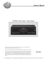 McIntosh MVP-851 - Owners manual